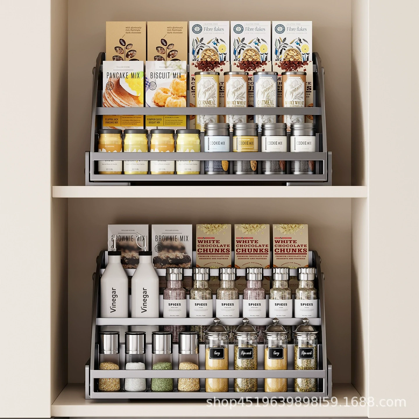 Pull Down Shelf System